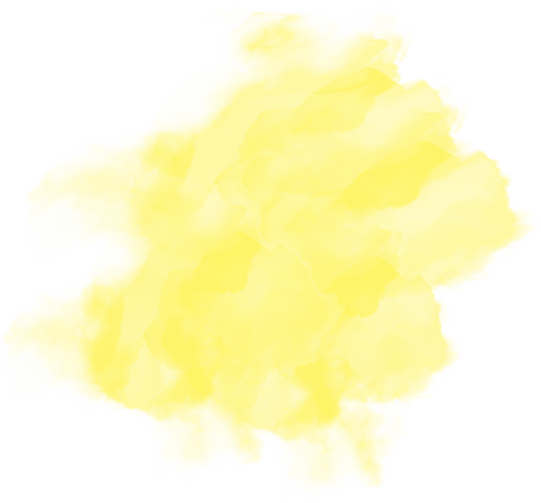 yellow splash watercolor brush